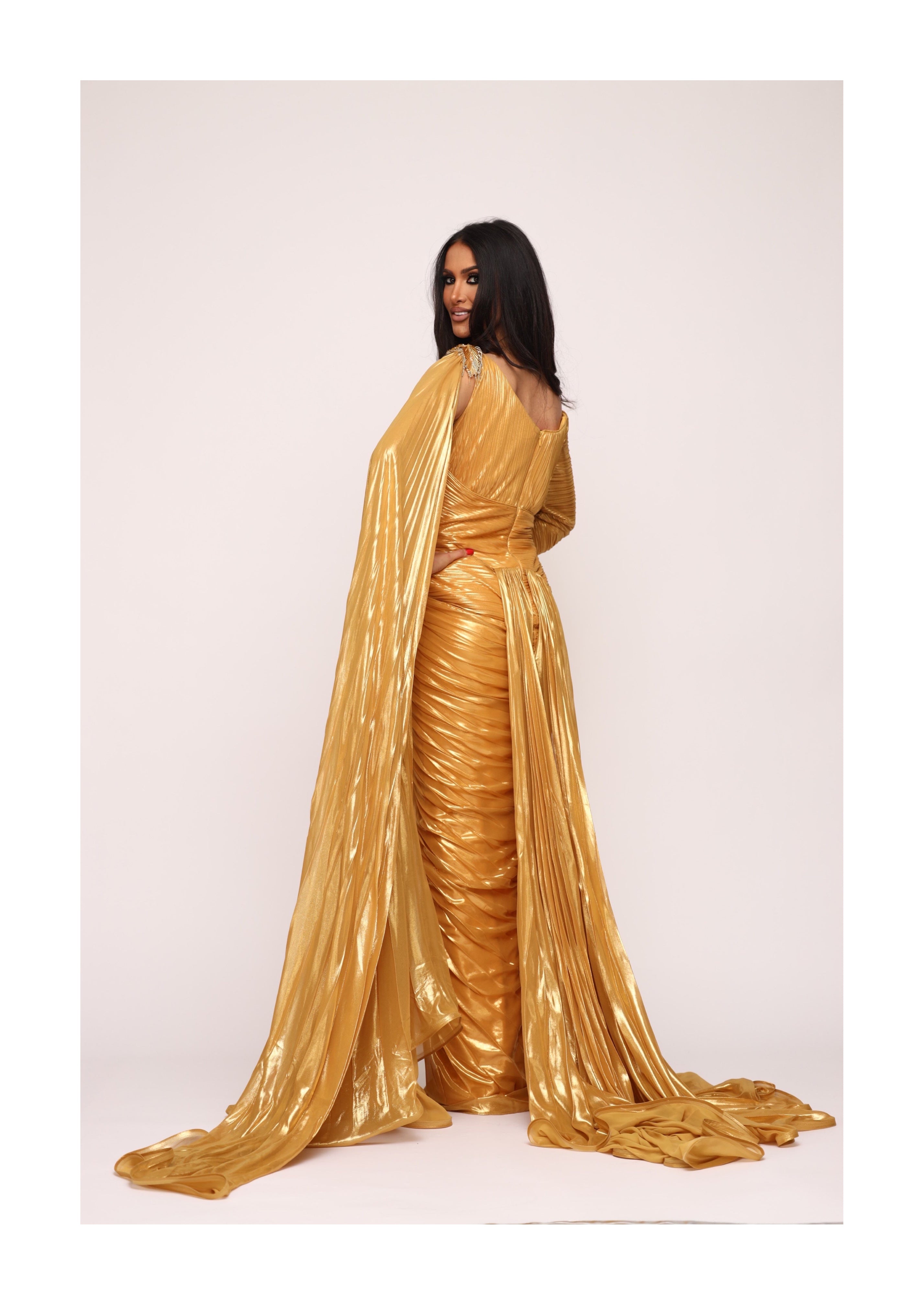 Gold Diana Dress