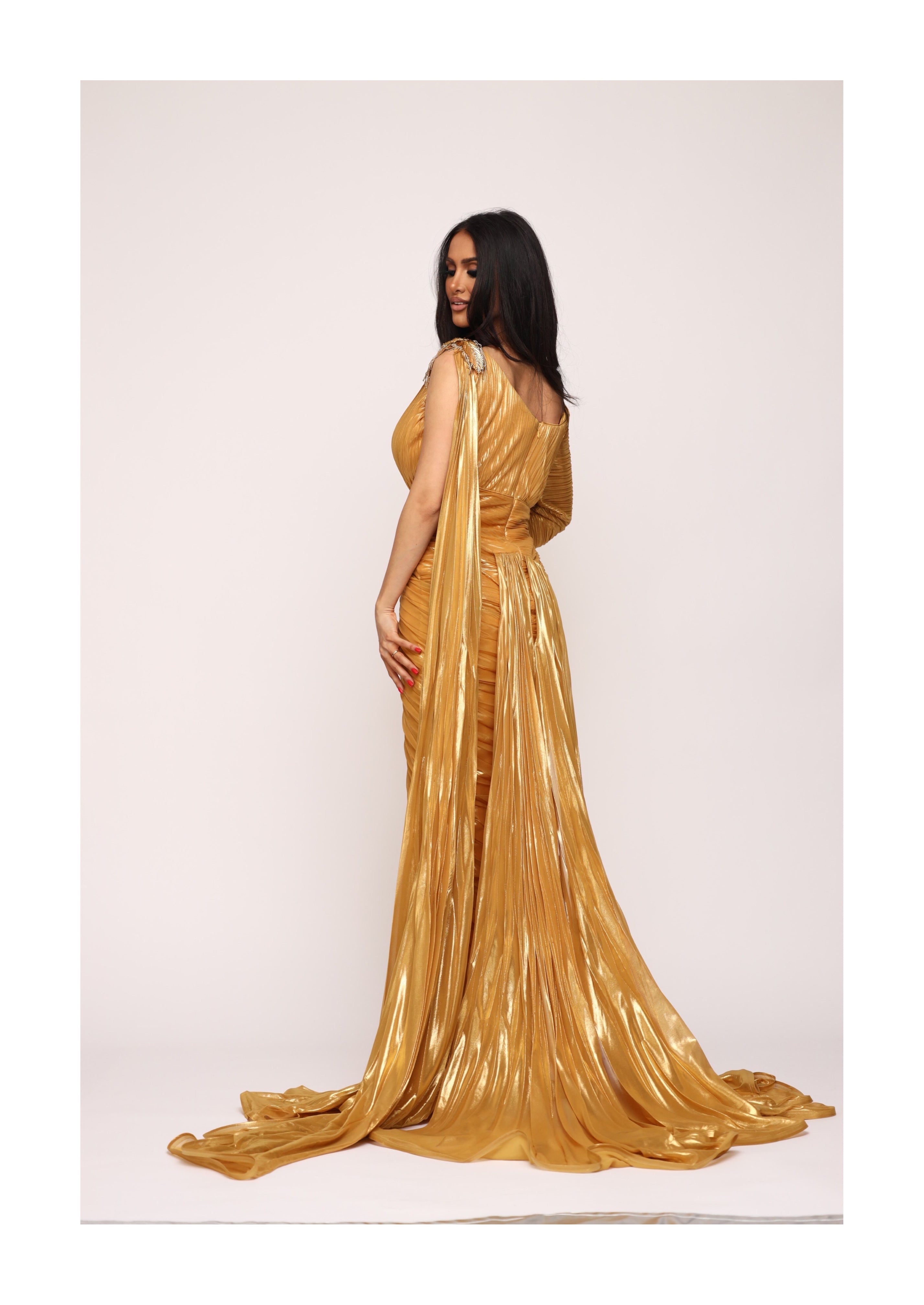 Gold Diana Dress