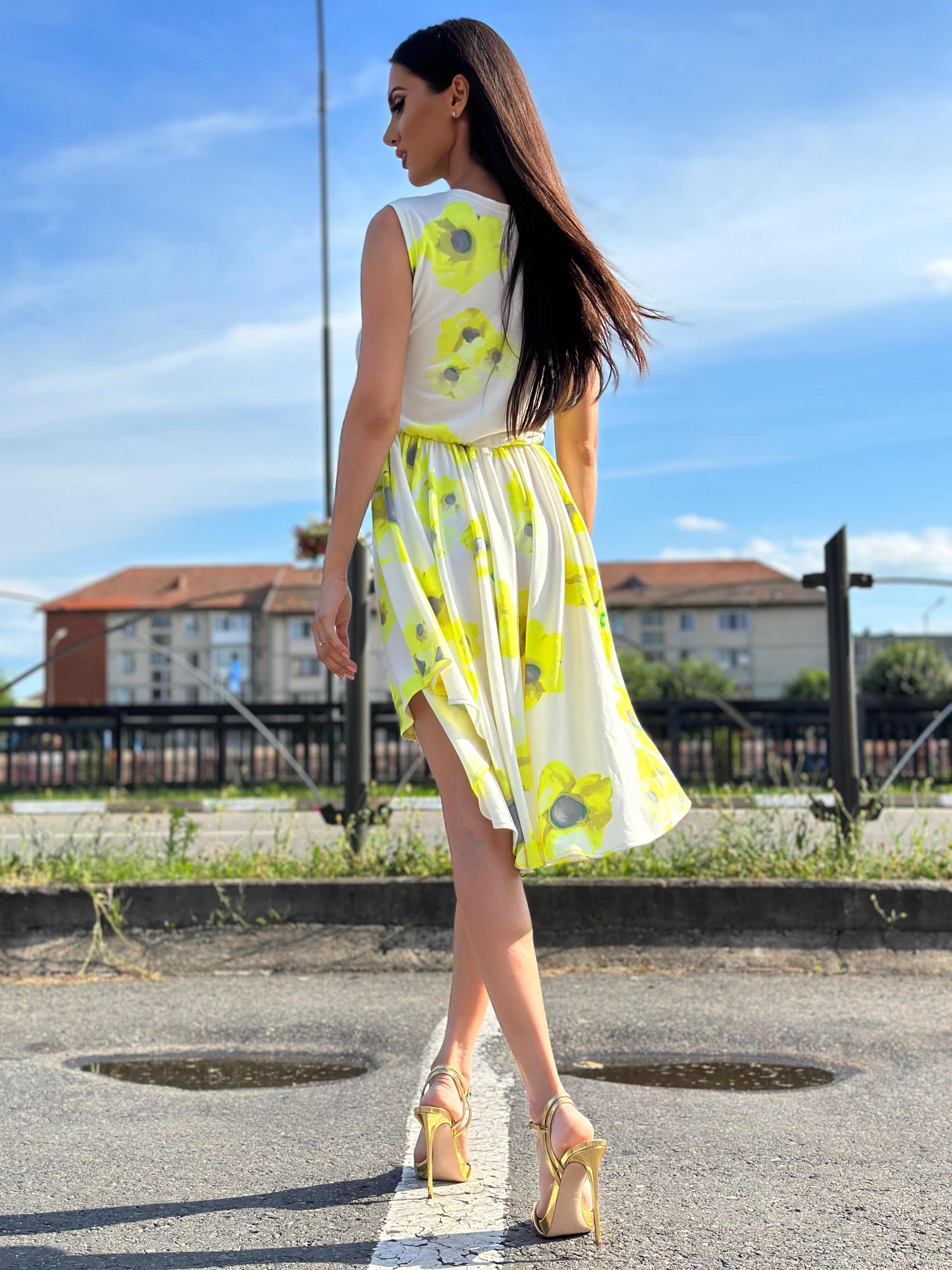 Yellow Flower Dress