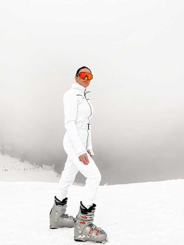salopeta dama ski alba
