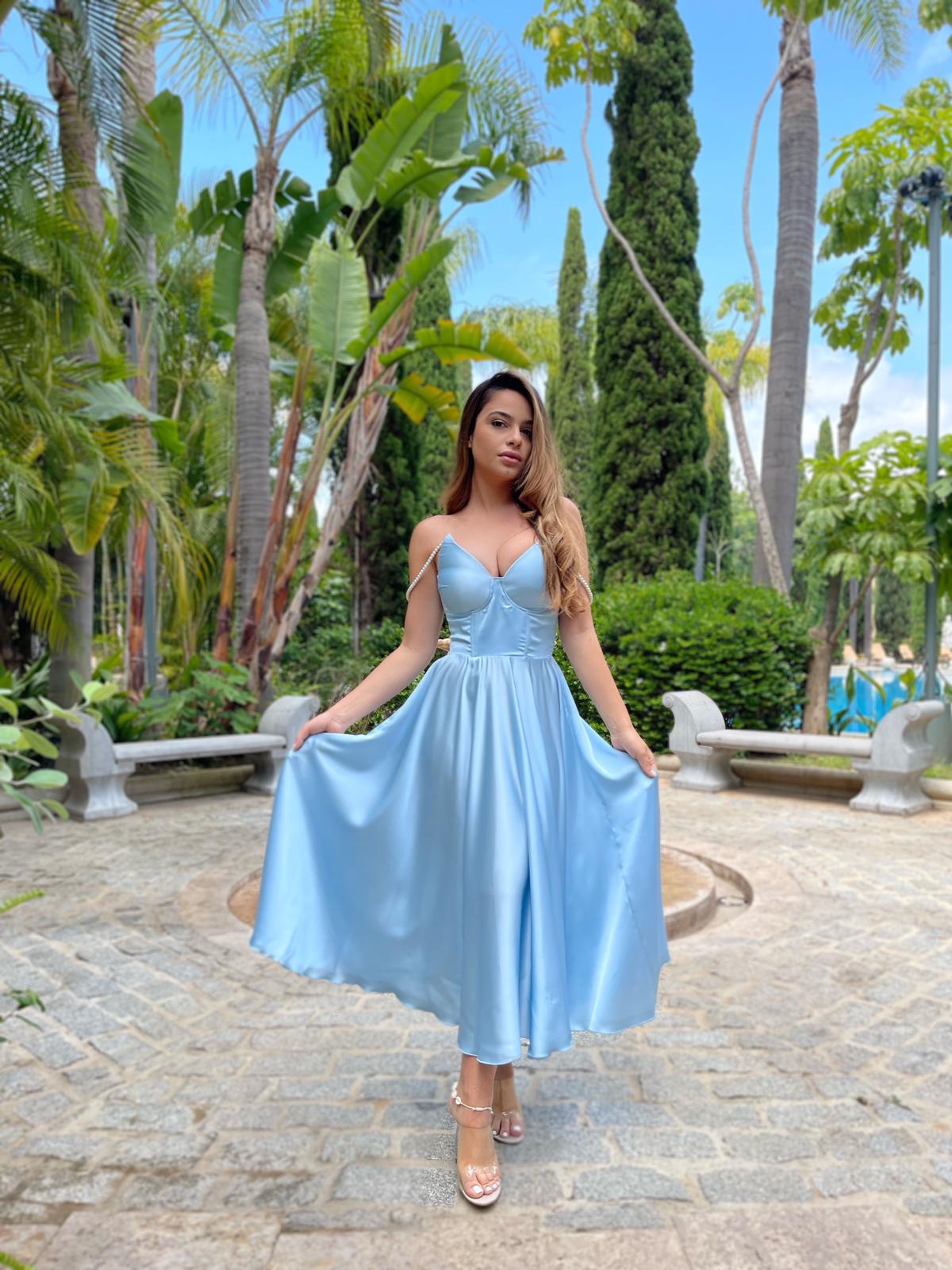 Perfect Bleu Angel Dress