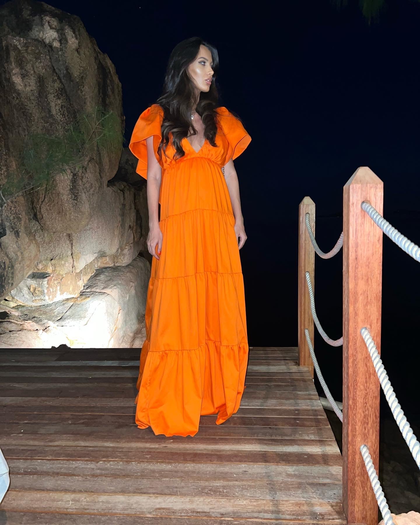 Orange Lady Dress