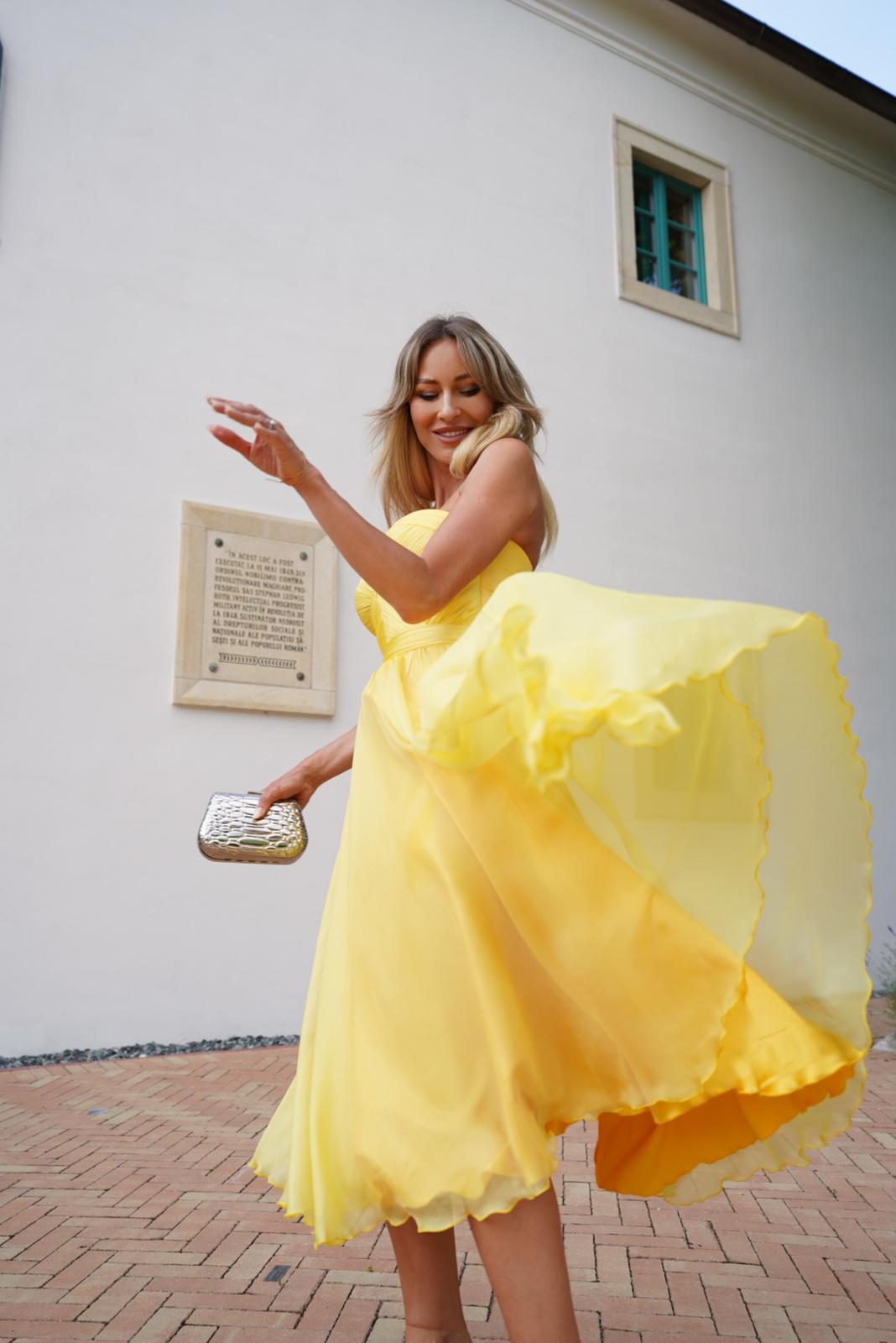 Yellow Chisiu Dress