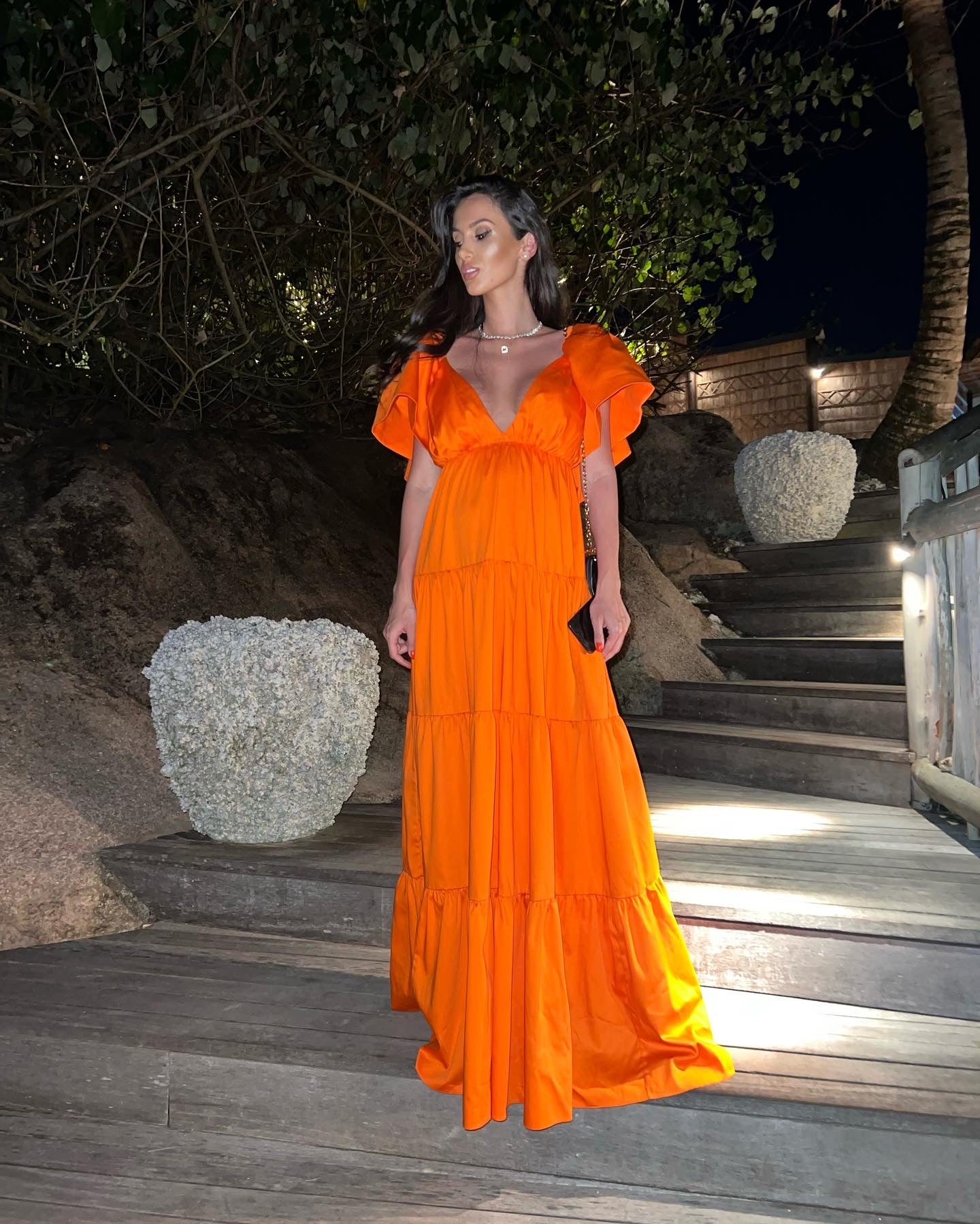 Orange Lady Dress