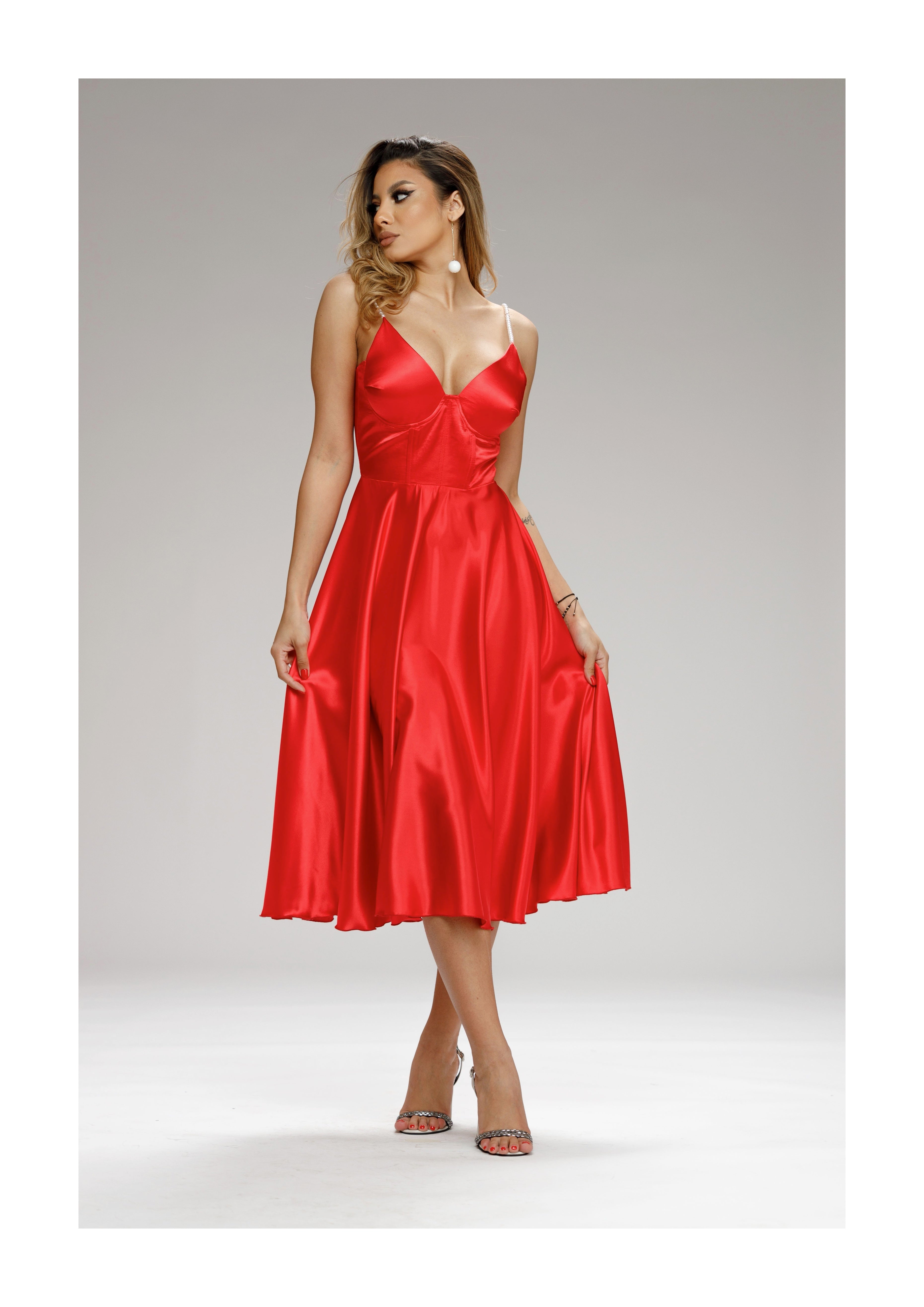 Perfect Red Angel Dress